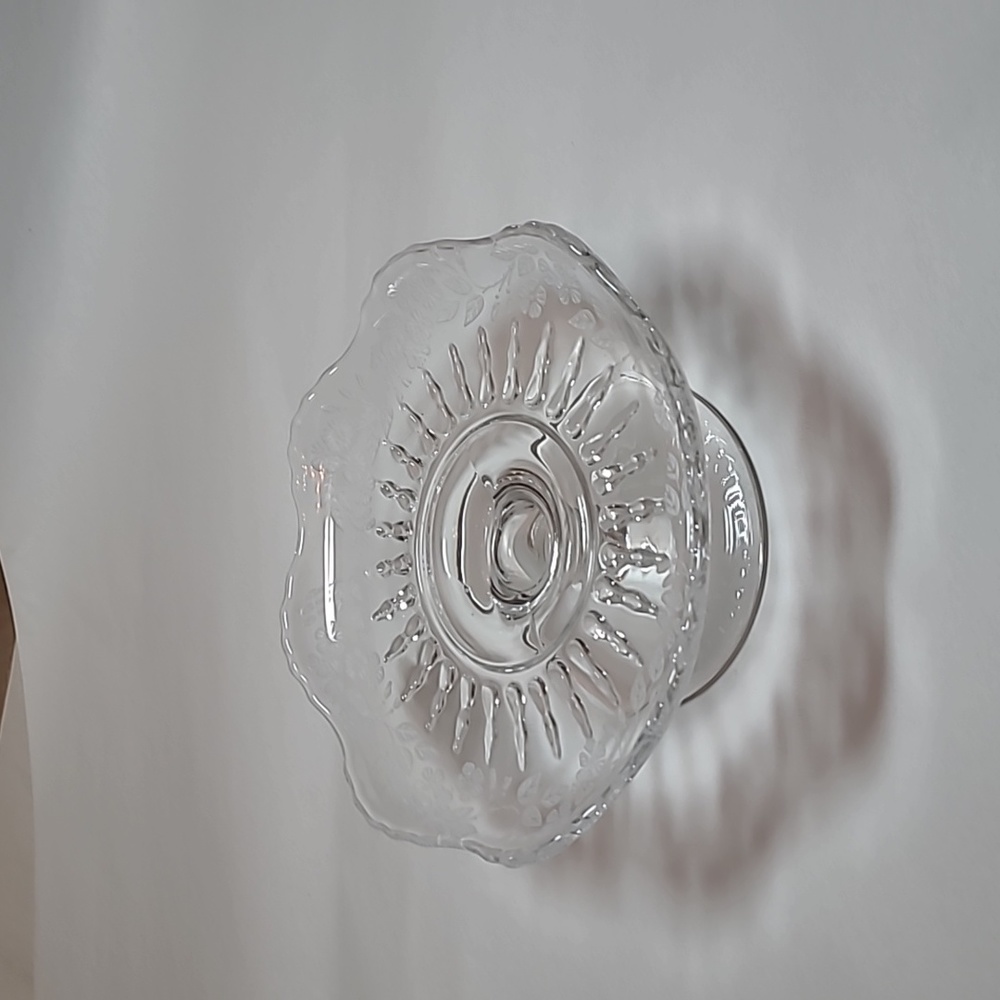 Vintage Mini Pedestal cake plate serving dish